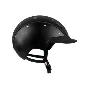 Casco Casque d'équitation en cuir sur le côté et en daim au centre Master 6