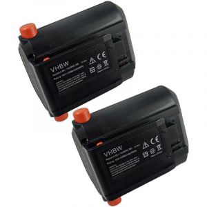 Vhbw 2X Batteries Remplacement pour Gardena 9840-20, BLi-18, 9839-20 pour