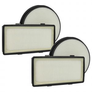 Vhbw Lot de 4 filtres compatible avec Rowenta RO7611EA/410, RO7623EA/410, RO7631EA/411 aspirateur - filtre d'échappement, préfiltre