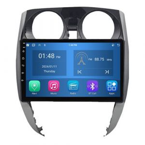 Autoradio RoverOne Bluetooth CarPlay Android Auto Navigation 4Go RAM 64Go ROM pour Nissan Note 2 E12 2012-2021