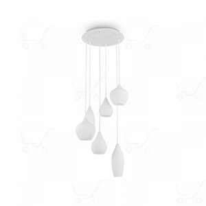 Ideal lux Suspension 6 lampes design Soft 087818