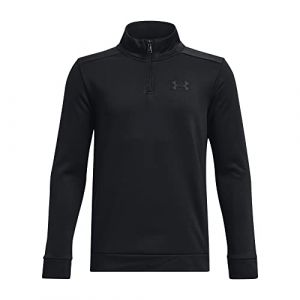 Under Armour Garçon UUA Armour Fleece 1/4 Zip, T-shirt manches longues avec col zippé, T-shirt de sport chaud pour garçon, pull polaire léger
