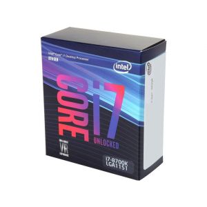 Image de Intel Processeur d'ordinateur de bureau Core i7 8e generation 8700K Coffee Lake 6 coeurs 3,7 GHz (4,7 GHz Turbo) LGA 1151 95 W UHD Graphics 630