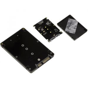 Image de Adaptateur M2 (SATA B Key ou B+M Key) vers SATA Avec boitier au format SATA 2 5