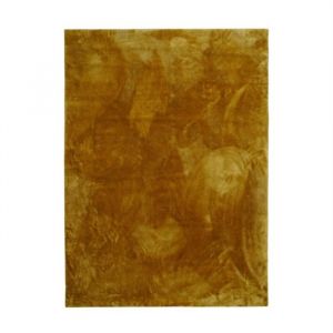 The Deco Factory Tapis uni jaune en polyester 120x160