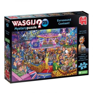 Jumbo Wasgij Mystery 25 - Eurosound Contest! - Puzzle Adultes - Humoristique - Carton 100% recyclé - 1000 Pieces