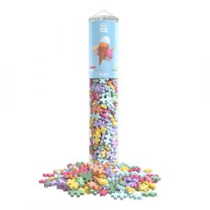 Plus Plus M&eacute;ga Tube Glace 240 pi&egrave;ces &ndash; Jeu cr&eacute;atif et &eacute;ducatif Enfants 5 Ans+ &ndash; Construction et Puzzle Amusant, activit&eacute; ludique