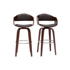 Miliboo Tabouret de bar GAO TABOURETS DE BAR BOIS H67 LOT DE 2