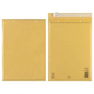 Herlitz 793604 Pack de 10 enveloppes matelassées G/7 Trifix (Marron) (Import Allemagne)