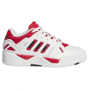 Adidas Mixte MIDCITY Low Shoes Chaussures Basses Non liées au Football, Cloud White/COLRED/Carbon Black, 36 EU