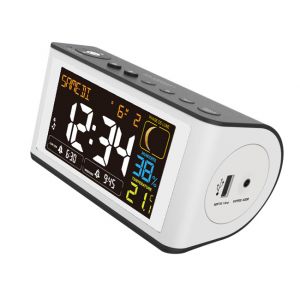 Image de La Crosse Technology WT470 - Réveil coloré Bluetooth avec phases de lune