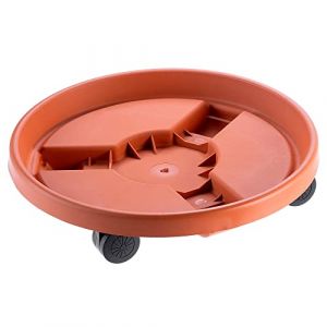 Support pour Pot de Fleur 30 cm Roues Rondes - Kadax