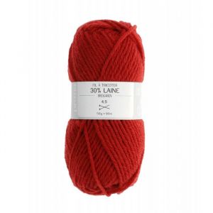 Prima Pelote Fil Laine Rouge
