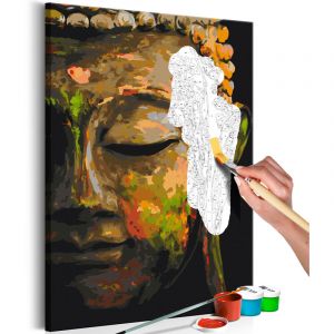 Artgeist Tableau à Peindre Soi-Même "Buddha in the Shade" 40x60cm