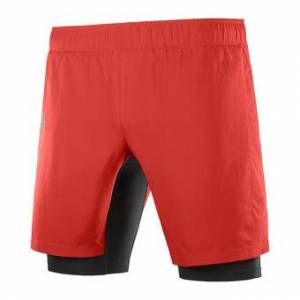 Image de Salomon XA TWINSKIN - Short Homme goji berry
