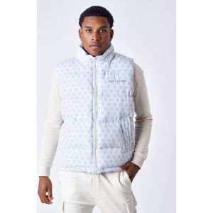 Doudoune sans manches all over monogramme Project X Paris