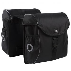 Willex Sacoches de velo 38 l noir et argente 16101
