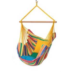 Proloisirs Toile de hamac chaise suspendue avec bois d'écartement - alegria