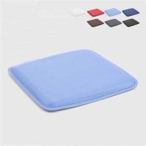 4 coussins tabouret en similicuir rembourr&eacute; int&eacute;rieur et ext&eacute;rieur 27x27 hop - Turquoise