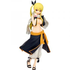 Good smile company Figurine Fairy Tail Pop Up Parade Lucy Heartfilia Natsu Costume Ver. L Size 22 cm - Good Smile Figurine - GSC94983