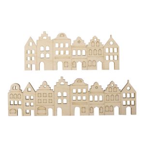 Rayher Liston Maisons nordiques en bois 2 pcs