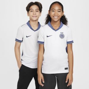 Nike Maillot de foot replica Dri-FIT Inter Milan 2024/25 Stadium Extérieur pour ado - Blanc - Taille M - Unisex
