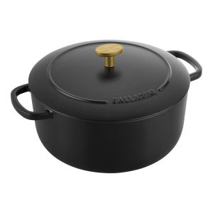 Ballarini Bellamonte Cocotte 22 cm, Rond(e), Noir, Fonte