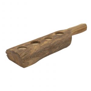 Bougeoir recyclé Mauro Ferretti Teak