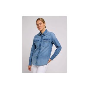Lee Filters Chemise manches longues western en jean femme MT