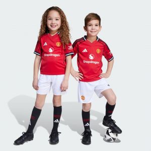 Adidas Manchester United Maillot Domicile 2025/26 Mini-kit Enfant, pointure 98cm - ['Rouge'] - Taille 98cm