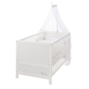 Image de Roba Lit Bébé Évolutif Complet - 70 x 140 cm - Blanc