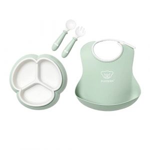 BabyBjörn Ensemble repas, 4 pièces - Vert pastel