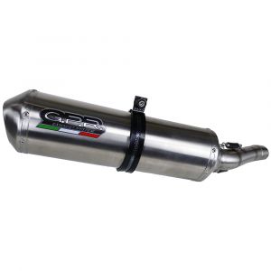 Gpr Exhaust Systems Silencieux Satinox Slip On V-strom Dl 1000 17-19 Euro 4 Homologated One Size Satin Silver / Satin Silver