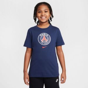 Nike Paris Saint-germain T-shirt Crest - Bleu Marine Enfant, pointure L: 147-158 cm - ['Bleu'] - Taille L: 147-158 cm