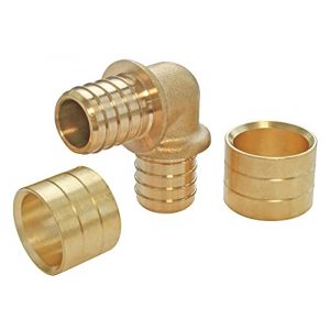 Somatherm Raccord coud&eacute; &eacute;gal &agrave; glissement pour tube PER &Oslash;16 lot de 2