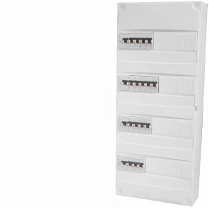 AEG Tableau &eacute;lectrique precable (16 disjoncteurs + 4 ID) Montage en saillie, sur GTL ou bac d'encastrement. Appareillages automatiqu