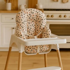Easy Dort Coussin de chaise haute b&eacute;b&eacute; - L&eacute;opard