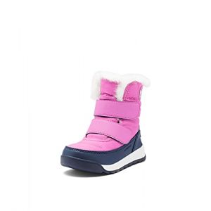 Sorel Bottes d'Hiver Bébé, TODDLER WHITNEY II STRAP WP, Violet (Bright Lavender, Collegial Navy), Taille : 21