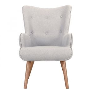 Rendez Vous Déco Fauteuil Baloo en tissu gris clair