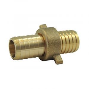 Image de Ezfitt Raccord union cannelé avec écrou à ailette en laiton - Ø A: 3/4'' | Ø B: 19mm