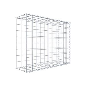 Gabion sur toile type 2 100 cm x 80 cm x 30 cm (L x H x P), maille 10 cm x 10 cm, spirale
