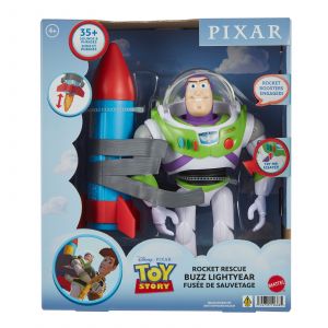 Mattel Disney Pixar Toy Story Rocket Rescue Buzz Lightyear Feature Figure