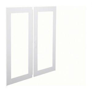 Hager Portes transparentes univers droite+gauche pour FP74QS h 1100mm x l 550mm (FZ164N)