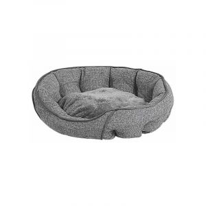 Image de Beliani Lit animal en lin gris 60 x 50 cm CANDIR