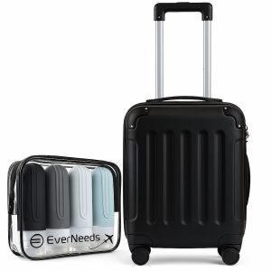 Valise pour bagage à main + bouteilles de voyage - Kit de voyage compact pour liquides et bagages