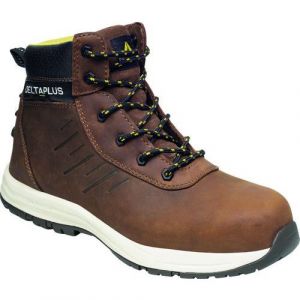 Delta Plus Chaussures De Sécurité Hautes Saga2 S3s Hro Wpa Fo A E Sr - Cuir Marron - Taille 42