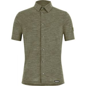 Image de Santini Chemise Manche Courte Summer Gravel L Military Green