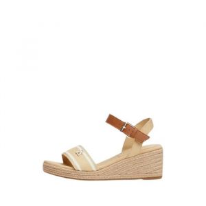 Tommy Hilfiger Pour femme. Sandales basiques beiges