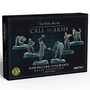Modiphius Entertainment | The Elder Scrolls: Call to Arms | Dawnguard Stalwarts | Miniature Game | Unpainted