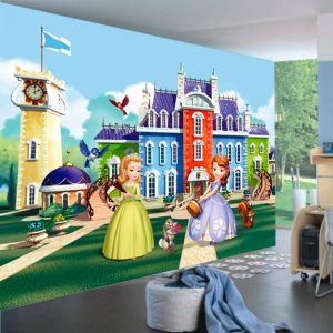 Papier peint XXL intisse Princesse Sofia 360X255 CM AG ART